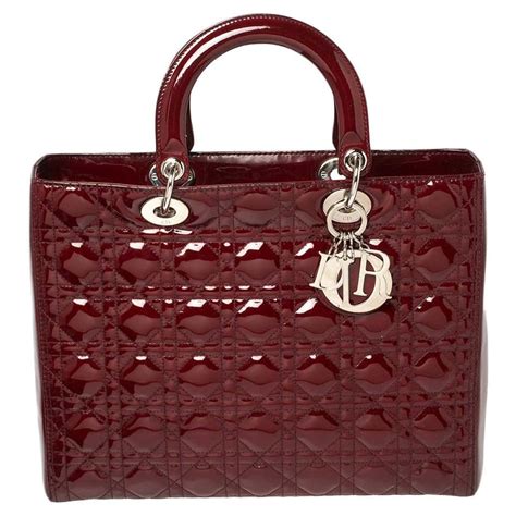 lady dior maroon|dior cannage bag.